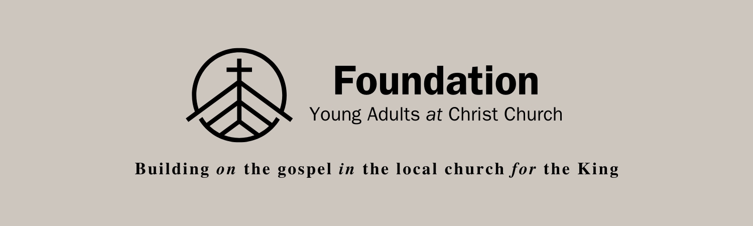 Discipleship  Foundation Young Adults at Christ Church (header)