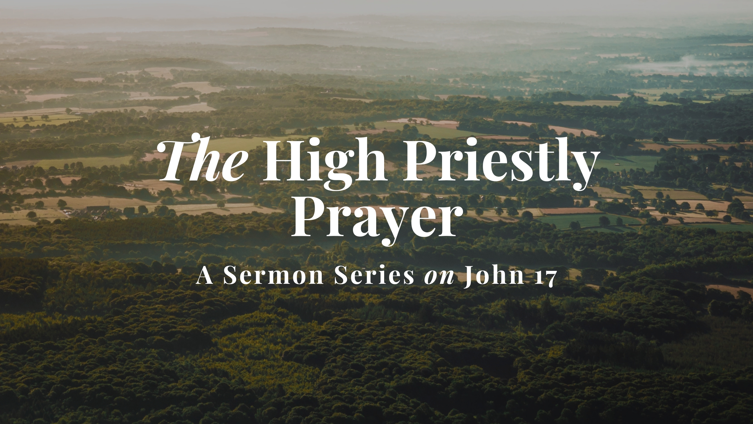 The High Priestly Prayer // Sermons on John 17 banner