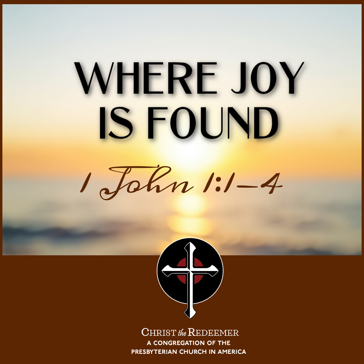 1 John 1_1-4  Sermon Slide  image