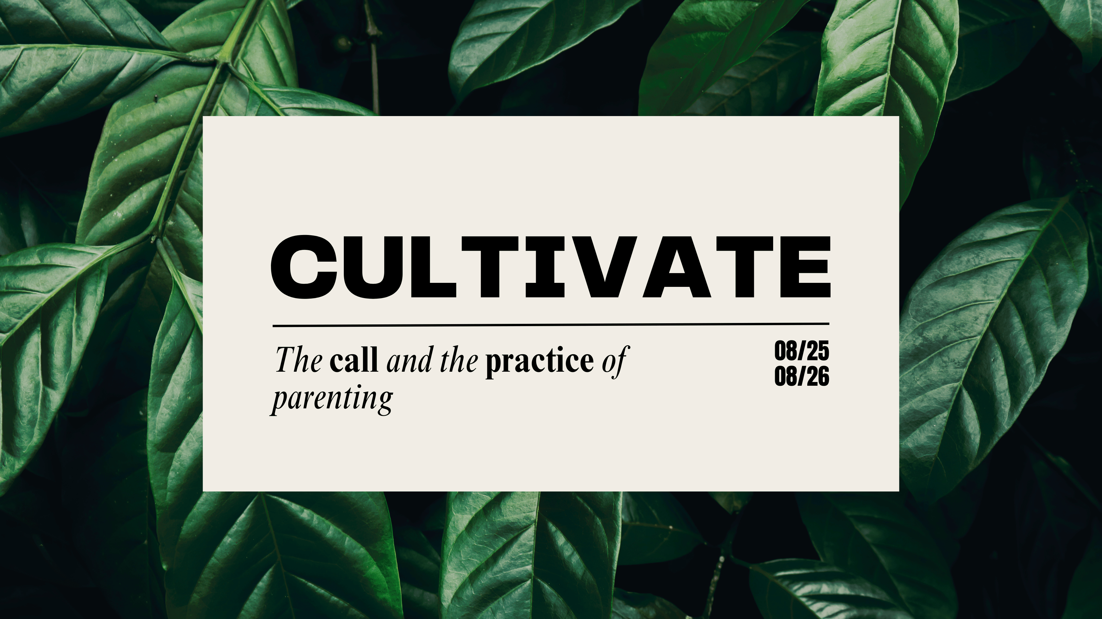 Cultivate Website Banner