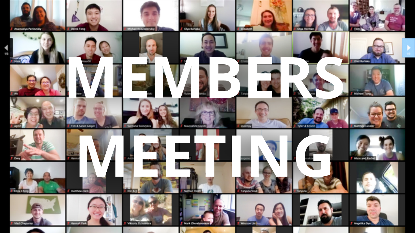 Zoom Members Meeting