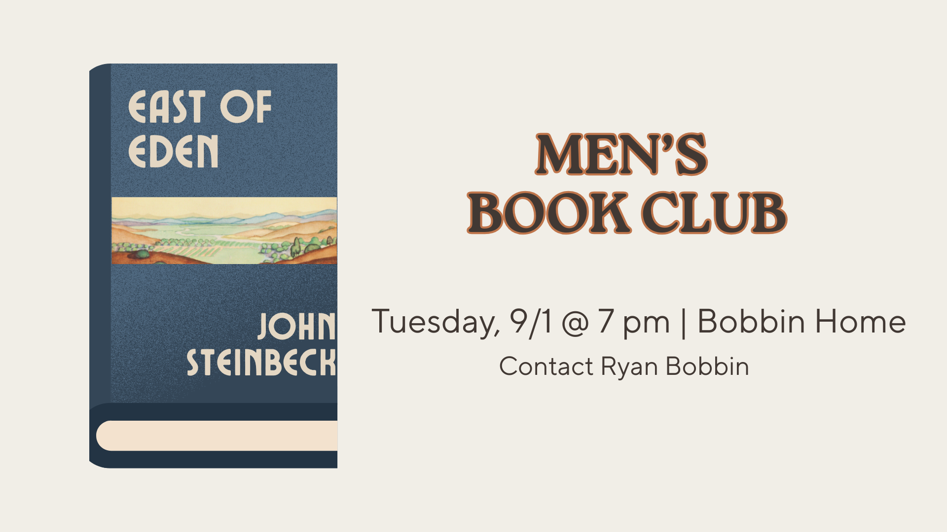 Men’s book club (Presentation)