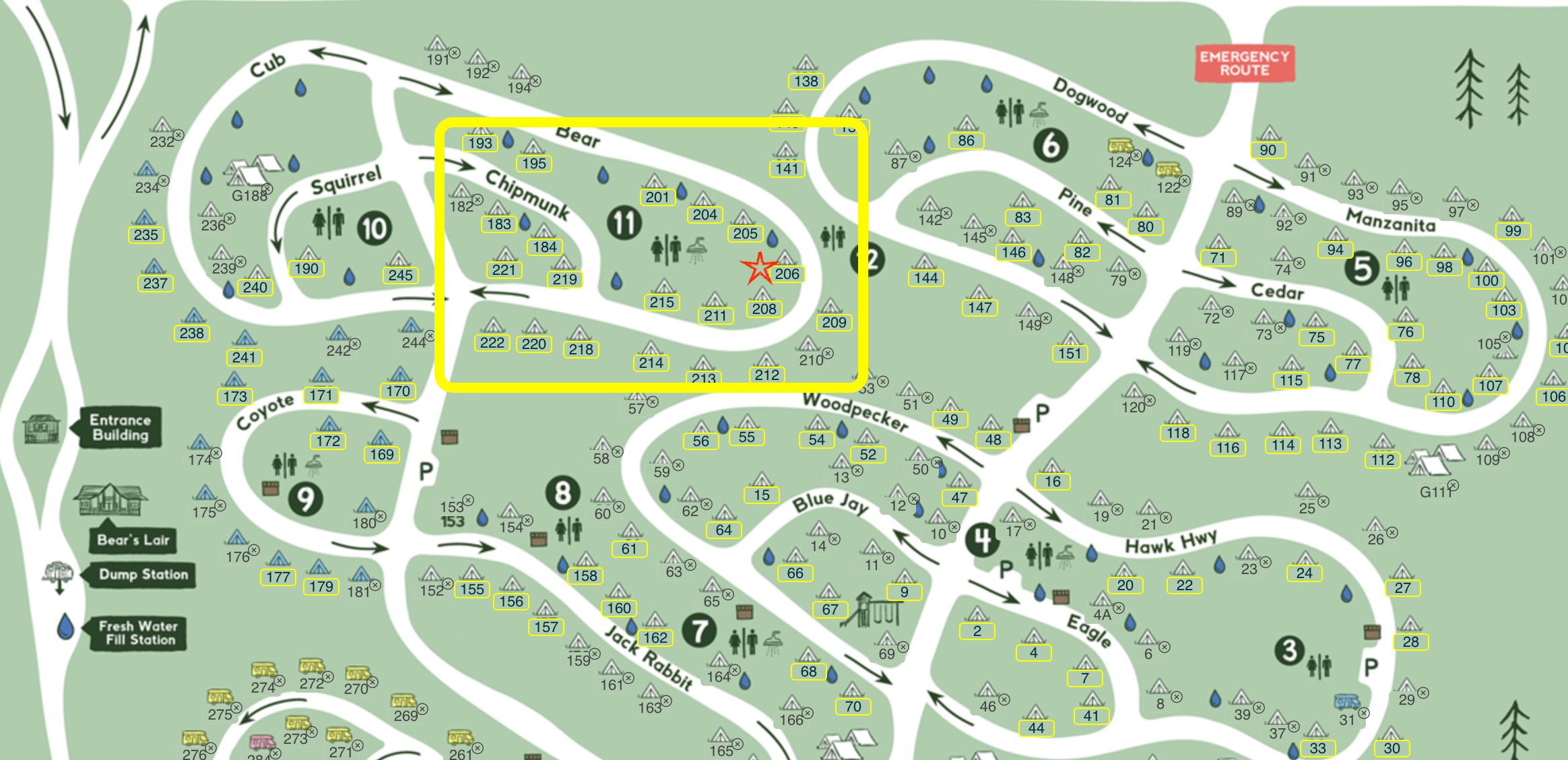 2026 tent sites unplugged with star