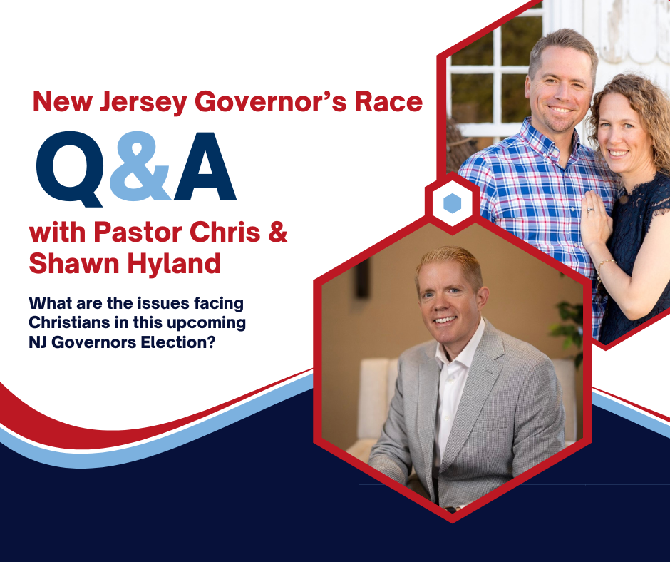 New Jersey Governor’s Race Q & A with Pastor Chris and Shawn Hyland. (2) image