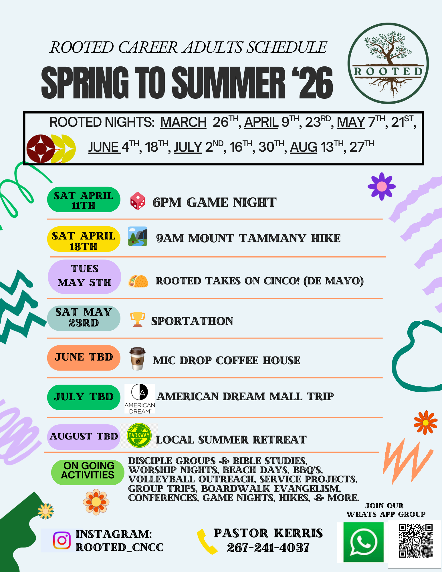 Playful Illustrative Event Schedule Flyer (8)