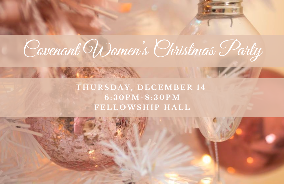 Covenant Women’s Christmas Party Website image