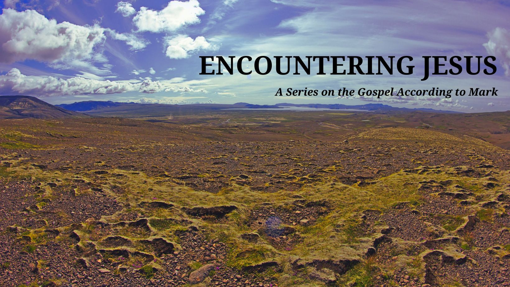 Encountering Jesus banner