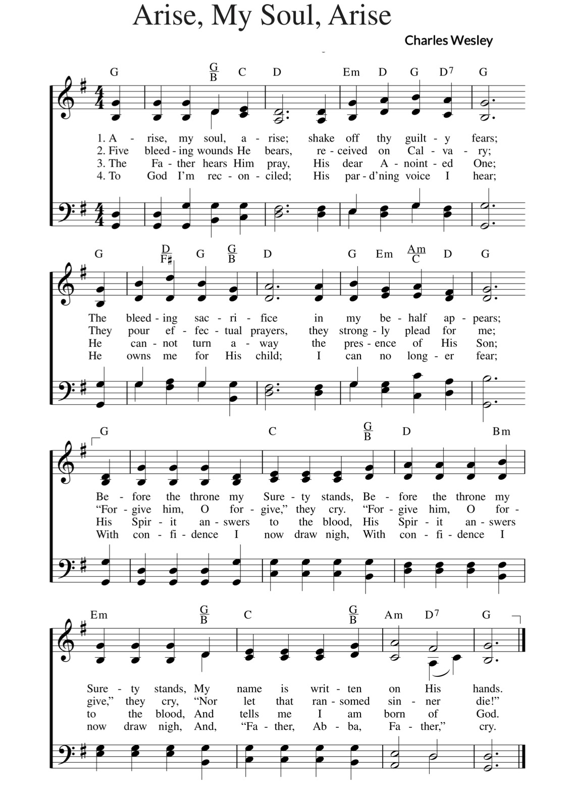 Arise My Soul Arise