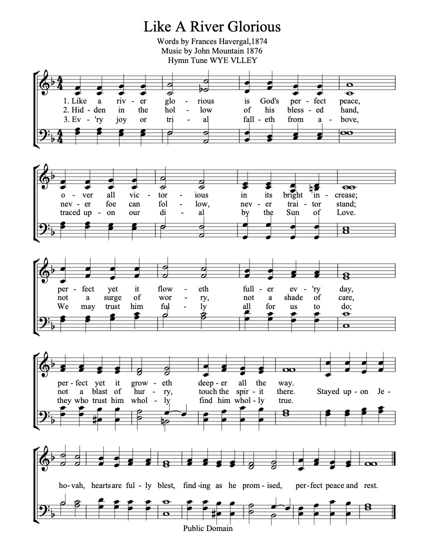 Like a River Glorious