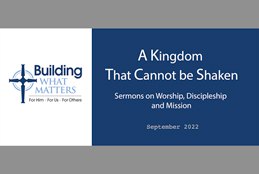 A Kingdom That Cannot Be Shaken banner