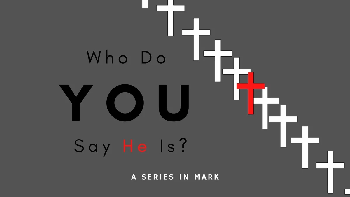 Mark: Who Do You Say He Is? banner