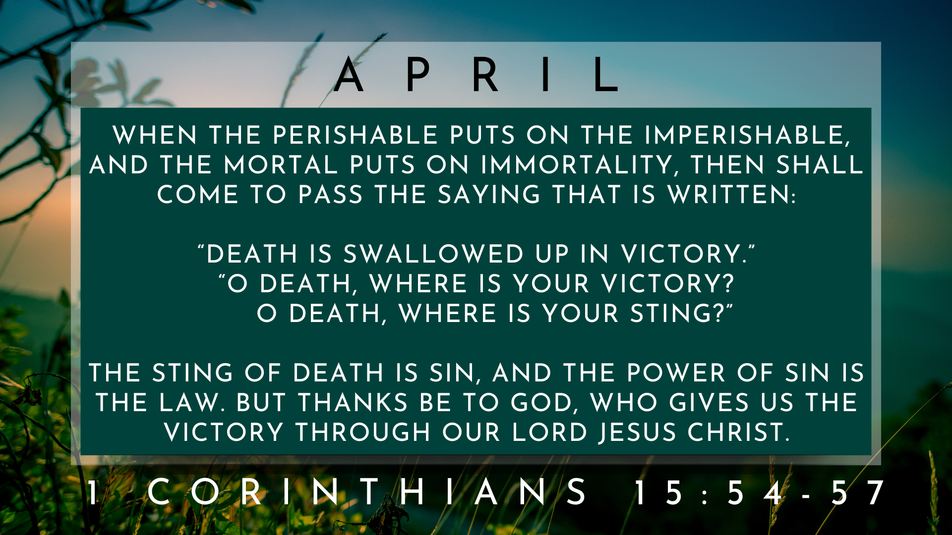 APRIL_2025 Memory Verses
