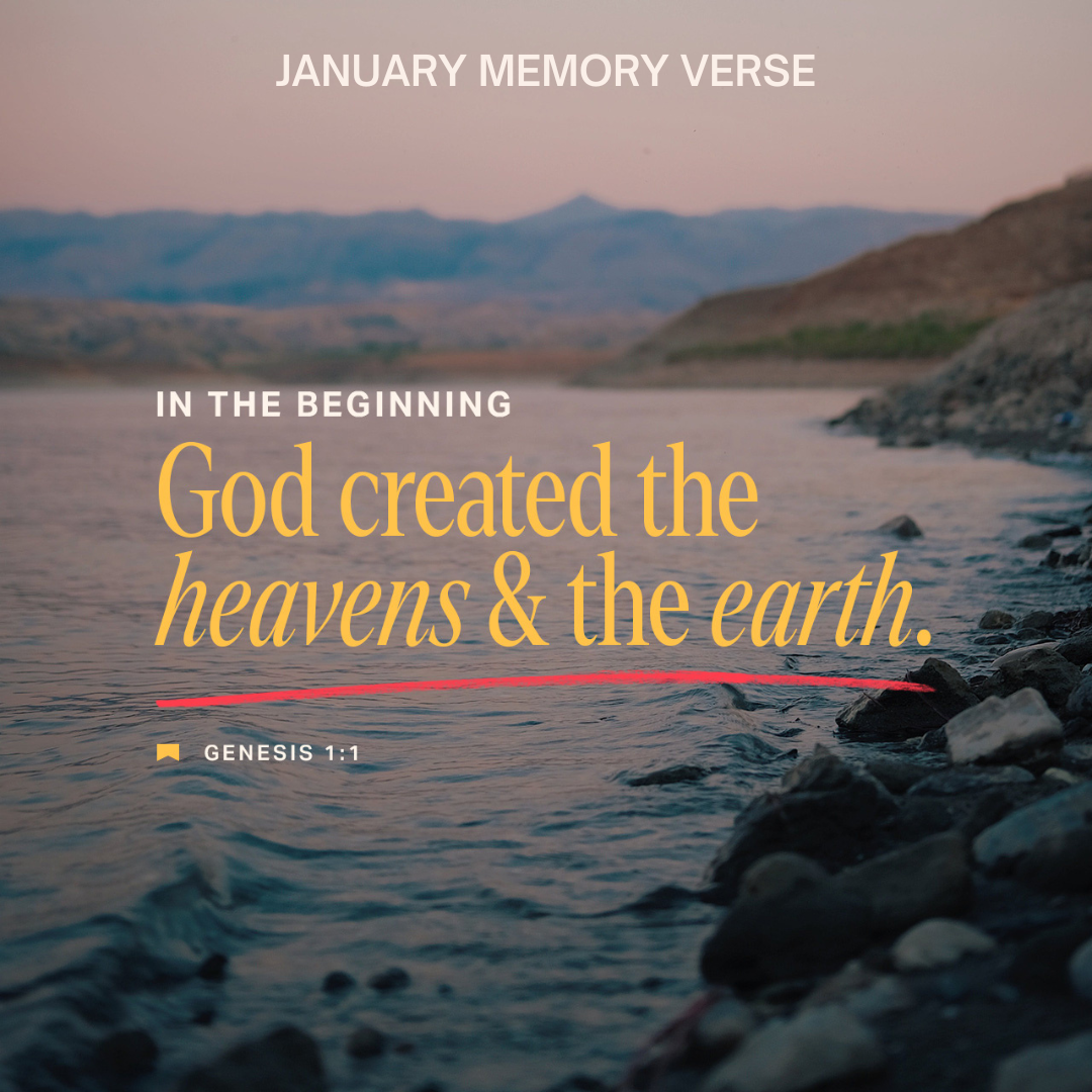 January 2025 Memory Verse