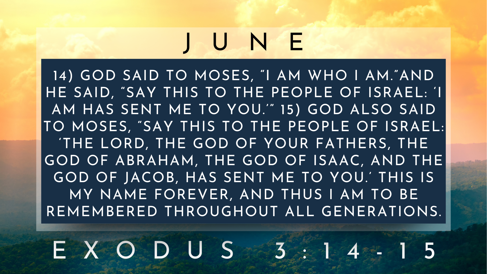 JUNE_2025 Memory Verses