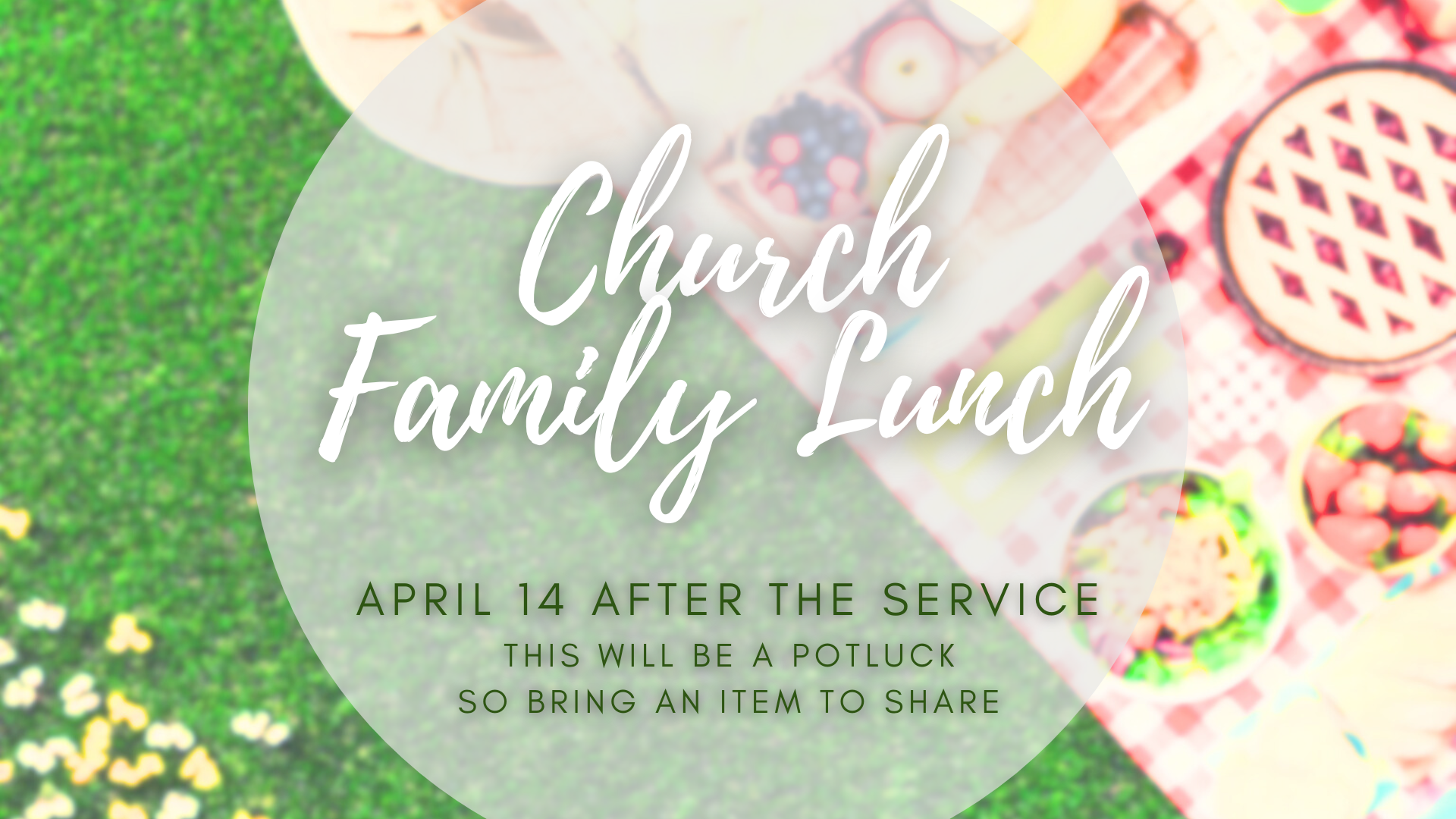 Church family lunch image