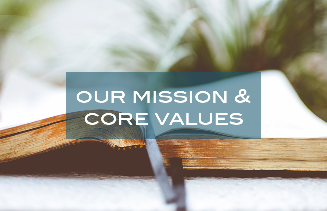 our mission & core values. header