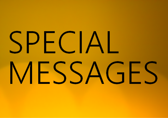 Special Messages banner