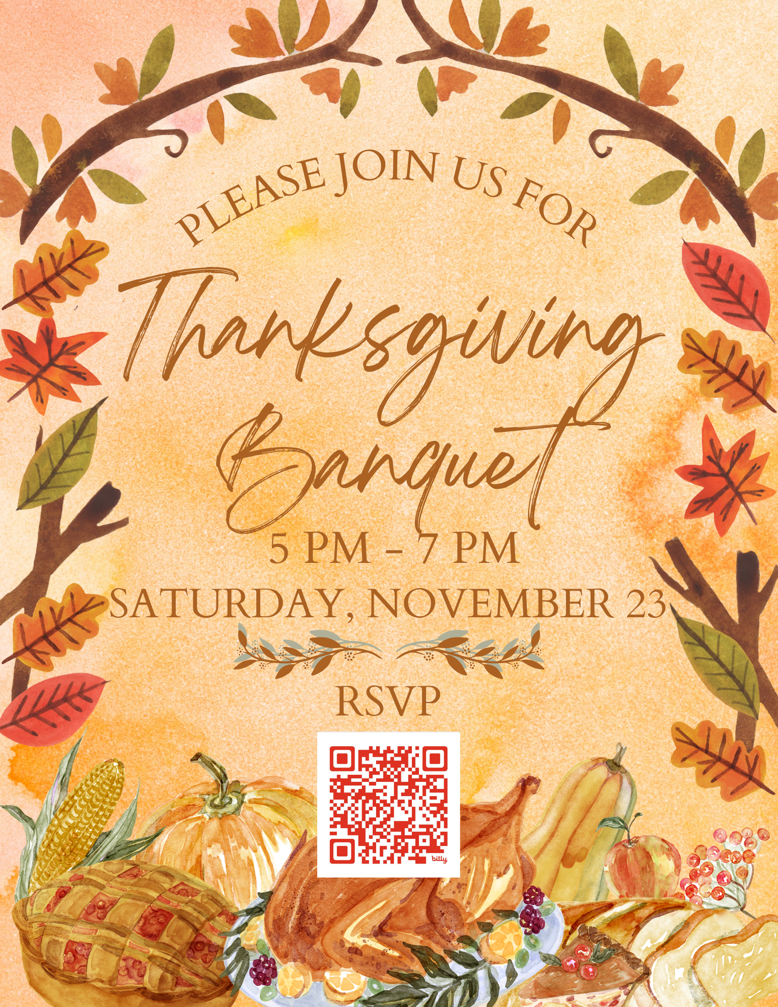 Thanksgiving Banquet 2024 QR Code