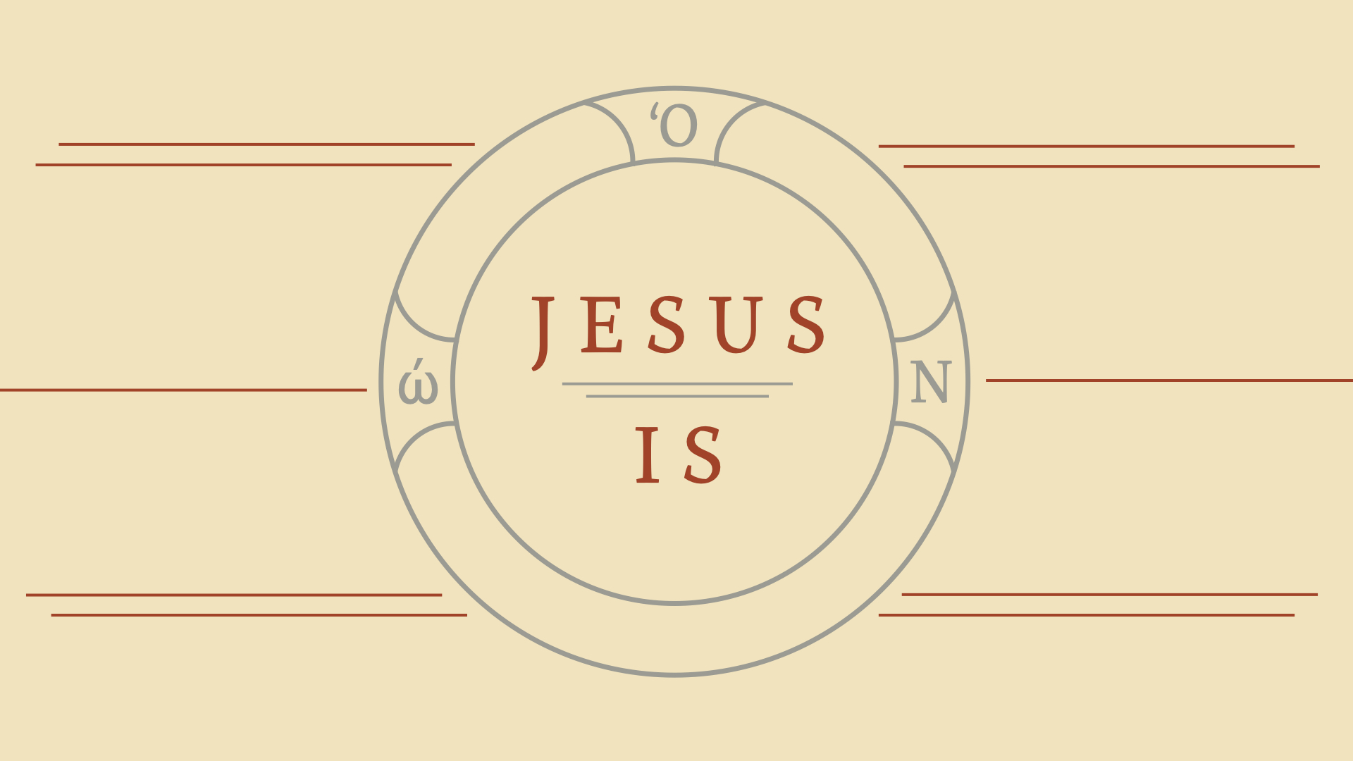 Jesus Is banner