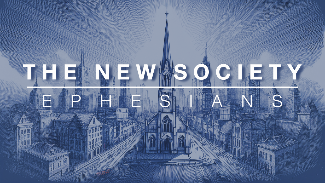 The New Society banner