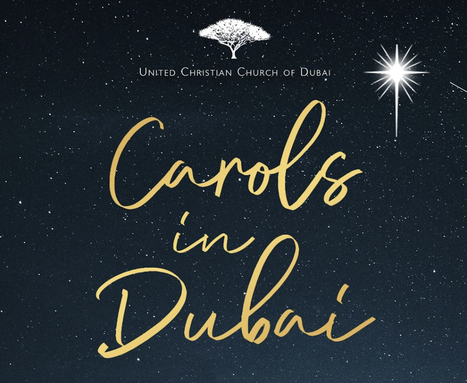 Carols in Dubai banner