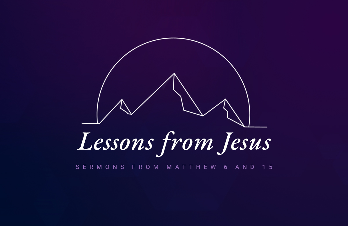 Lessons from Jesus banner
