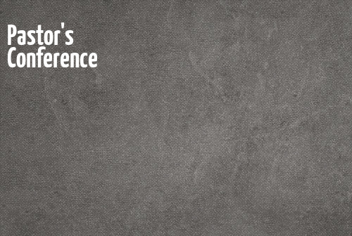 Pastor's Conference banner