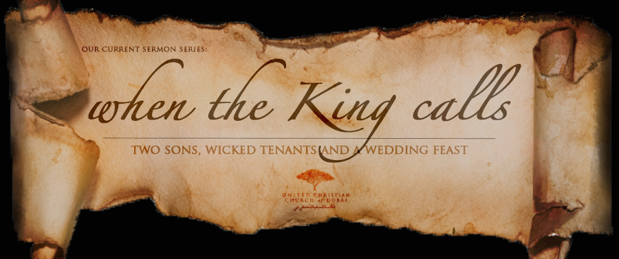 When The King Calls: The Parables of Jesus banner