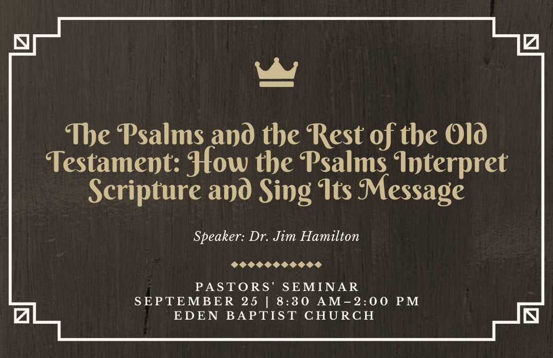 2018 Pastors' Seminar banner