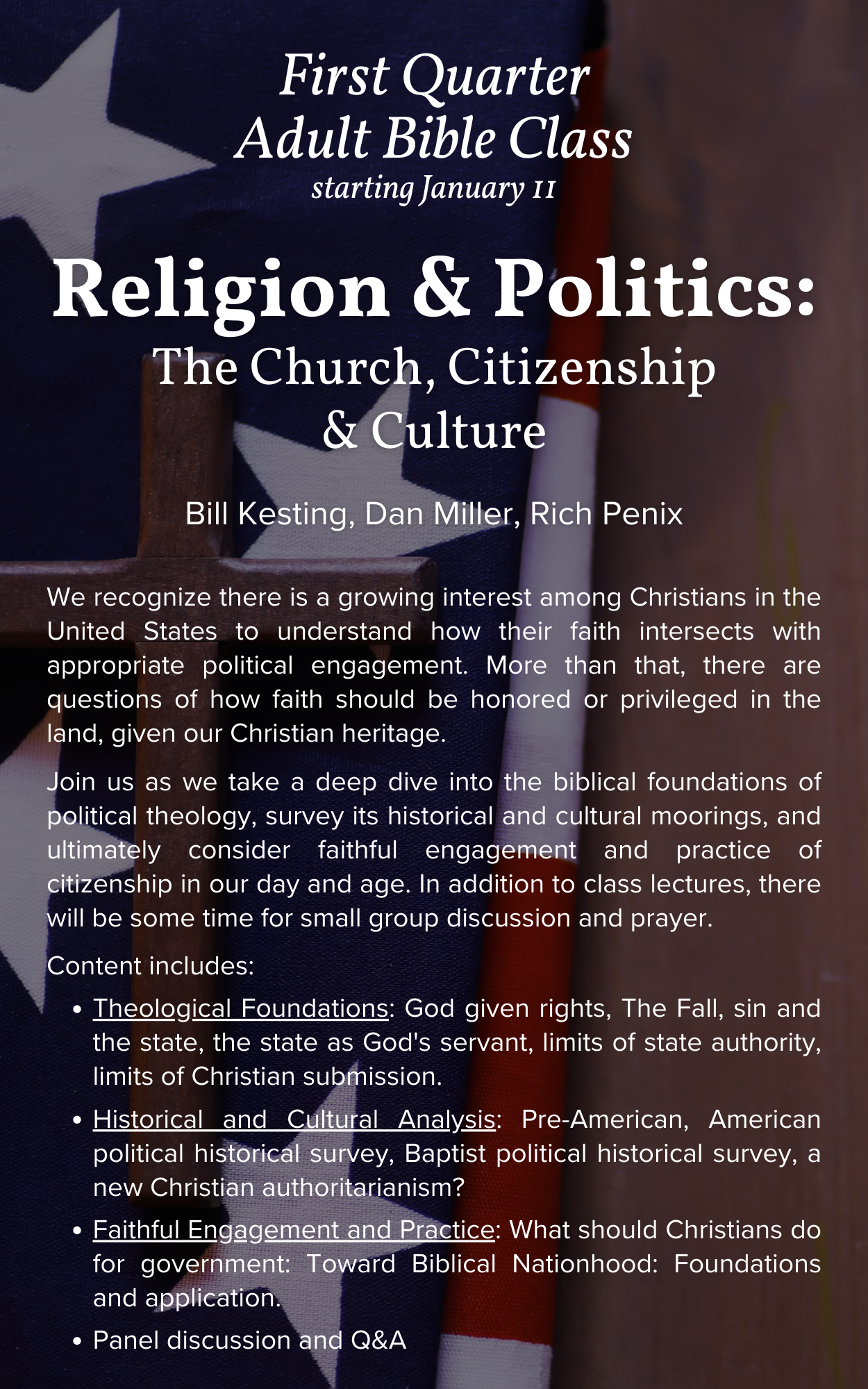 Bible Class Inserts new