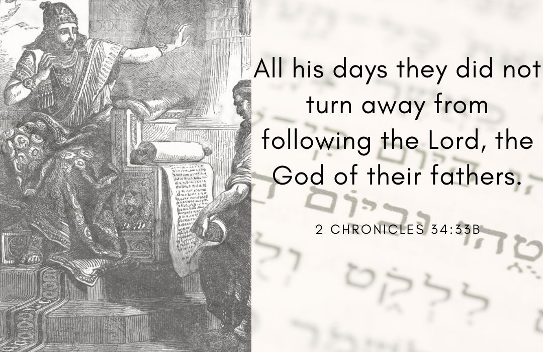 2 Chronicles 34-36 - King Josiah and His Sons banner