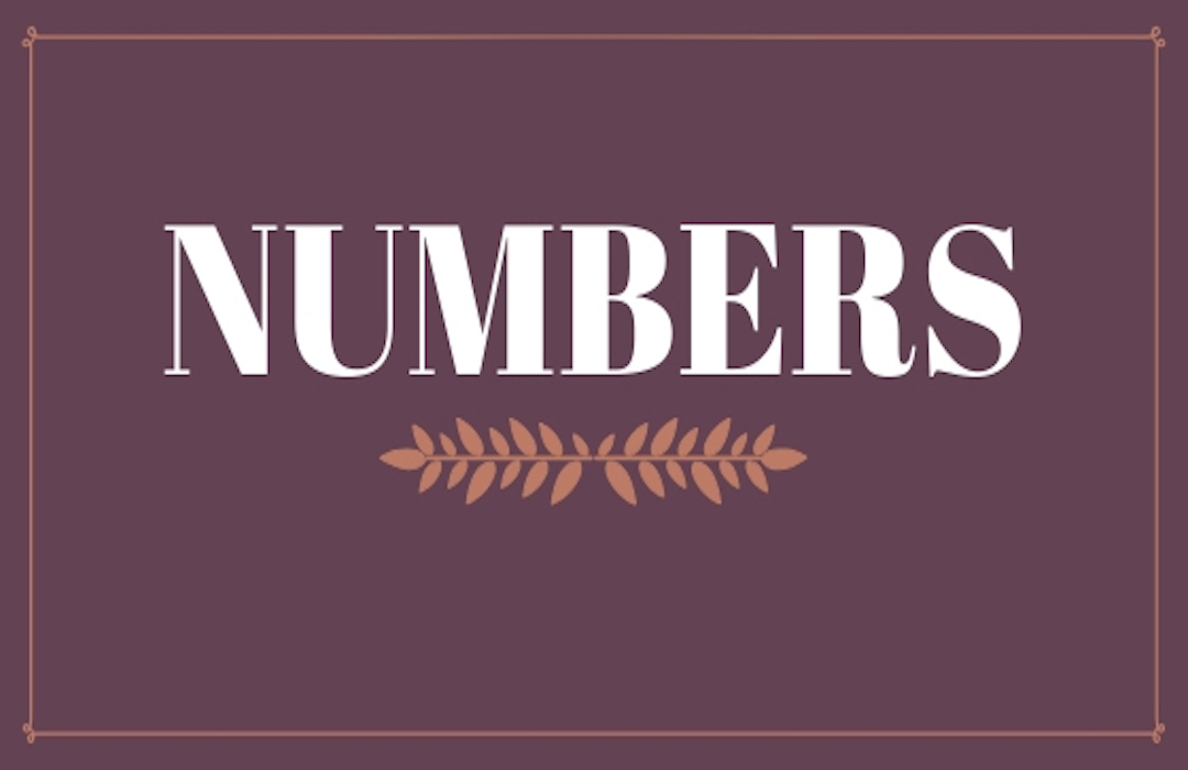 Numbers banner