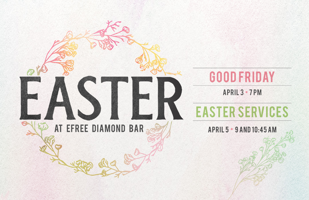 Easter at EFree 2026 banner