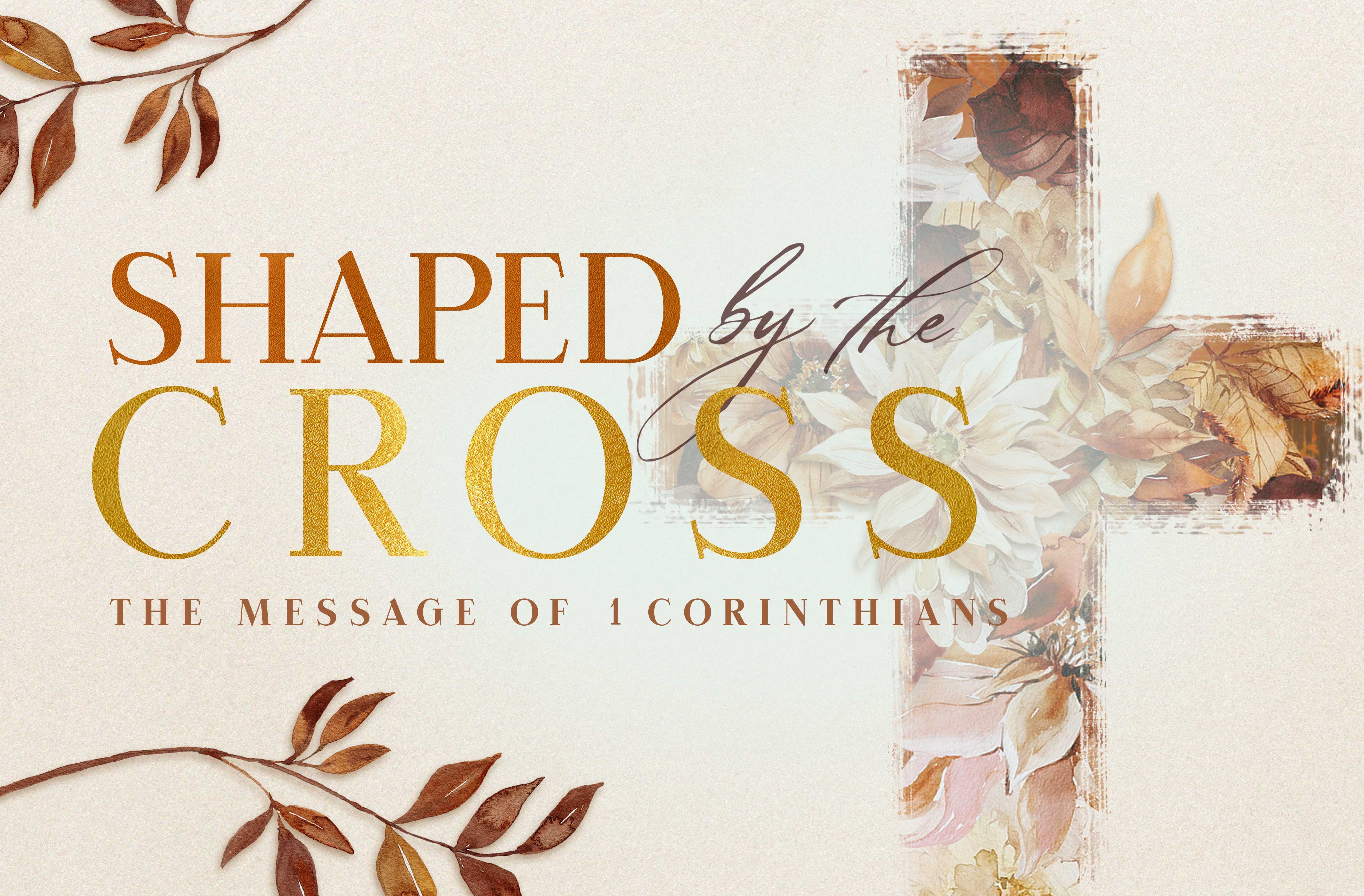 Shaped by the Cross: The Message of 1 Corinthians banner