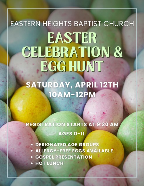 Easter flyer 2025