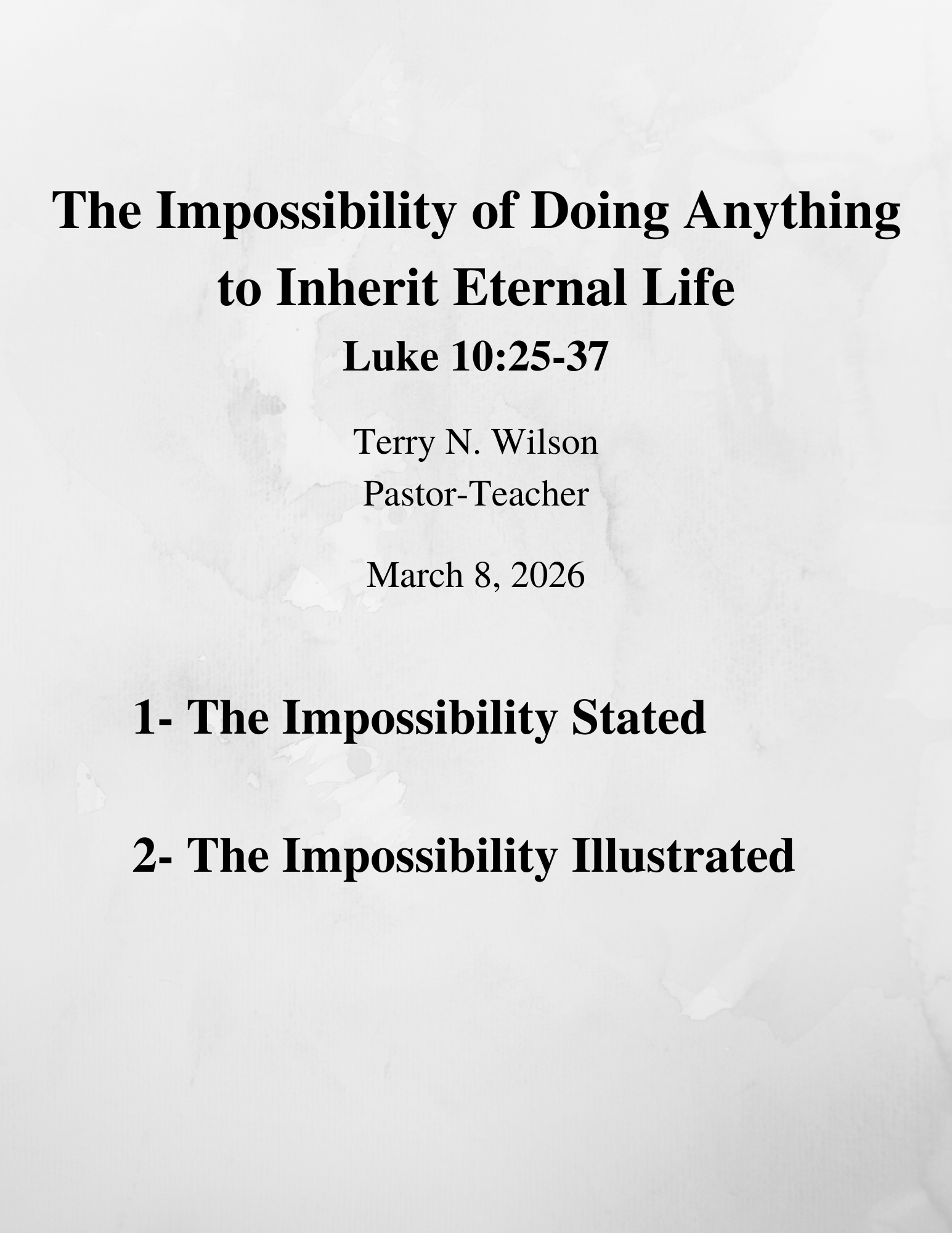 03.08.26 Sermon Notes