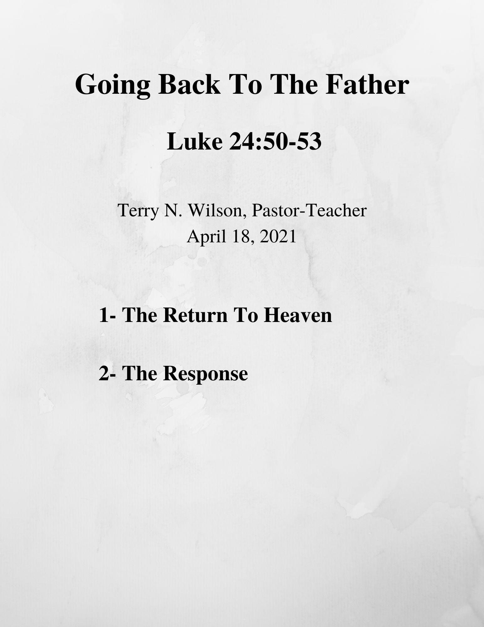04.18.21 Sermon Notes
