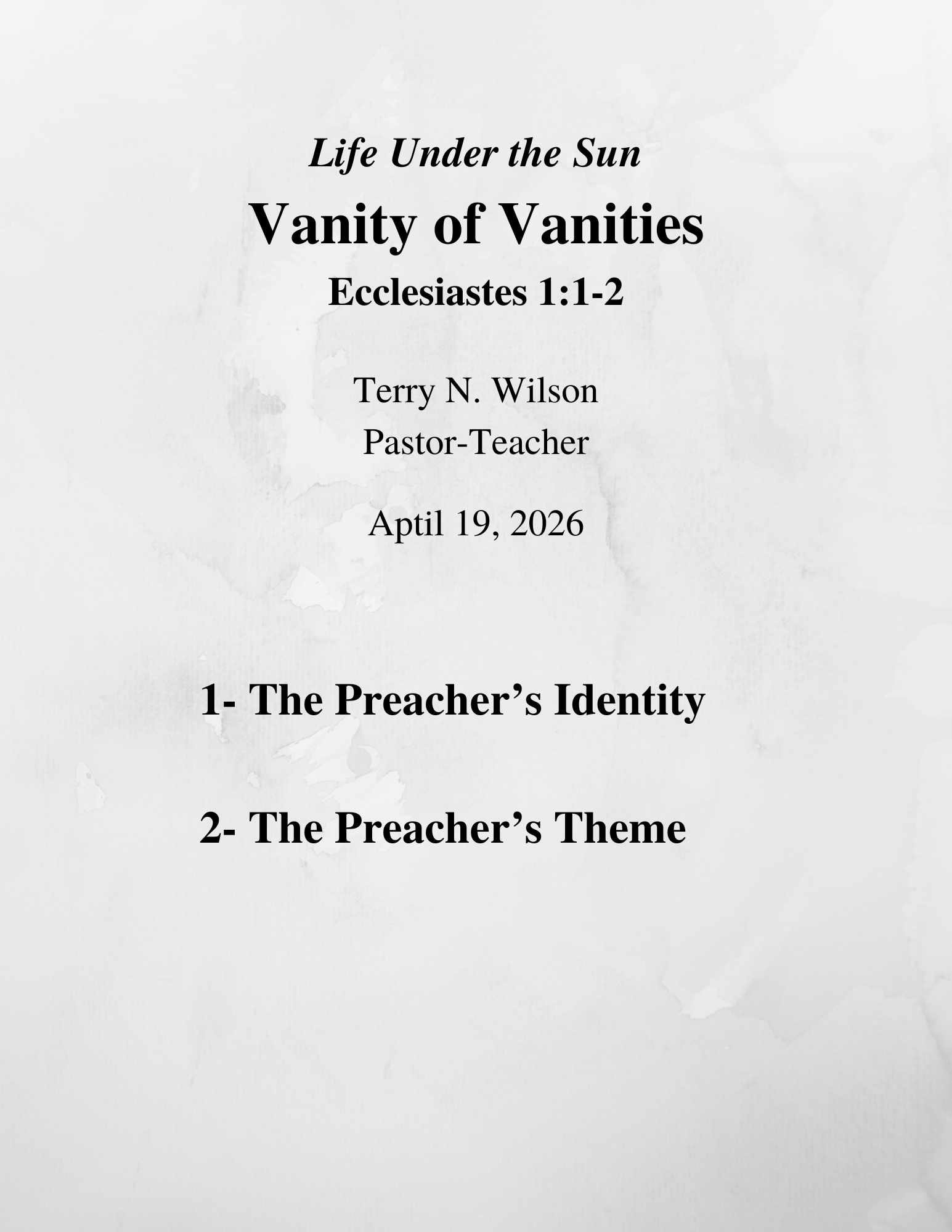 04.19.26 Sermon Notes