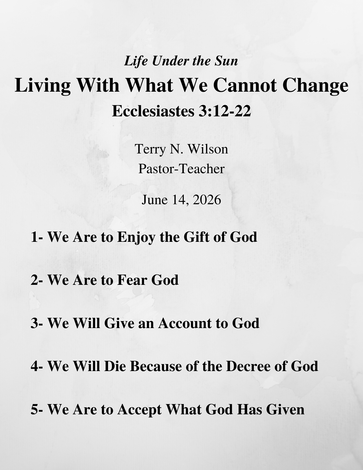 06.14.26 Sermon Notes