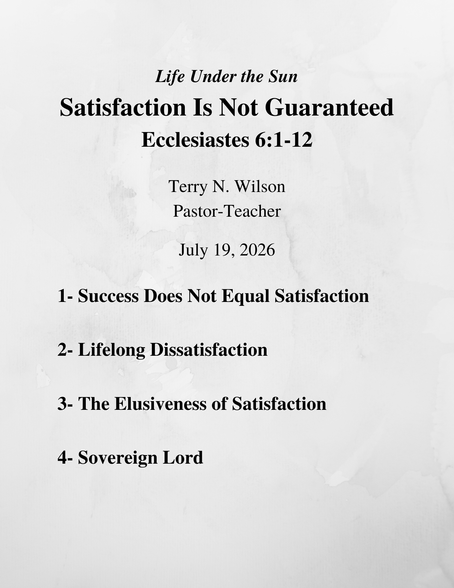 07.19.26 Sermon Notes