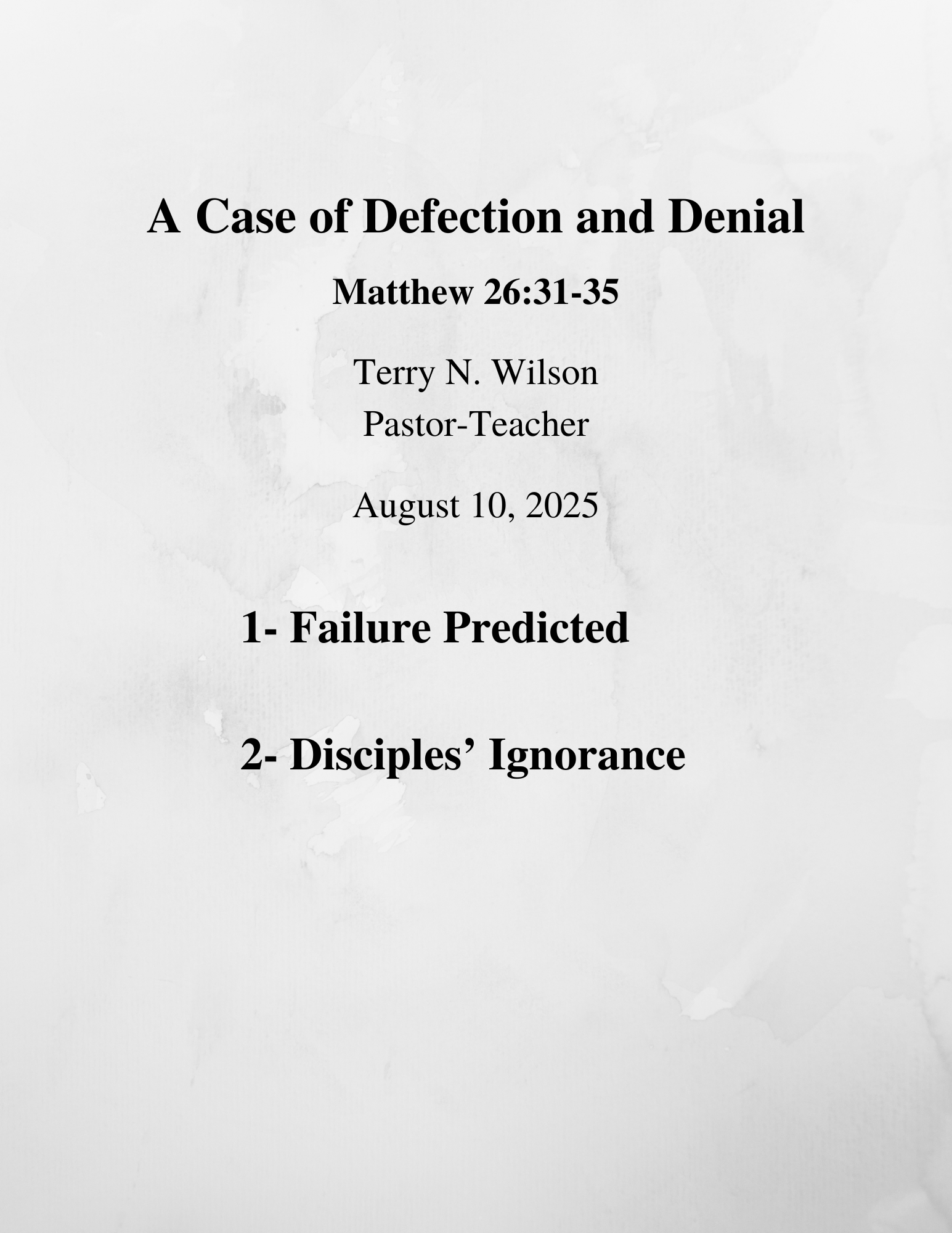 08..24.25 Sermon Notes