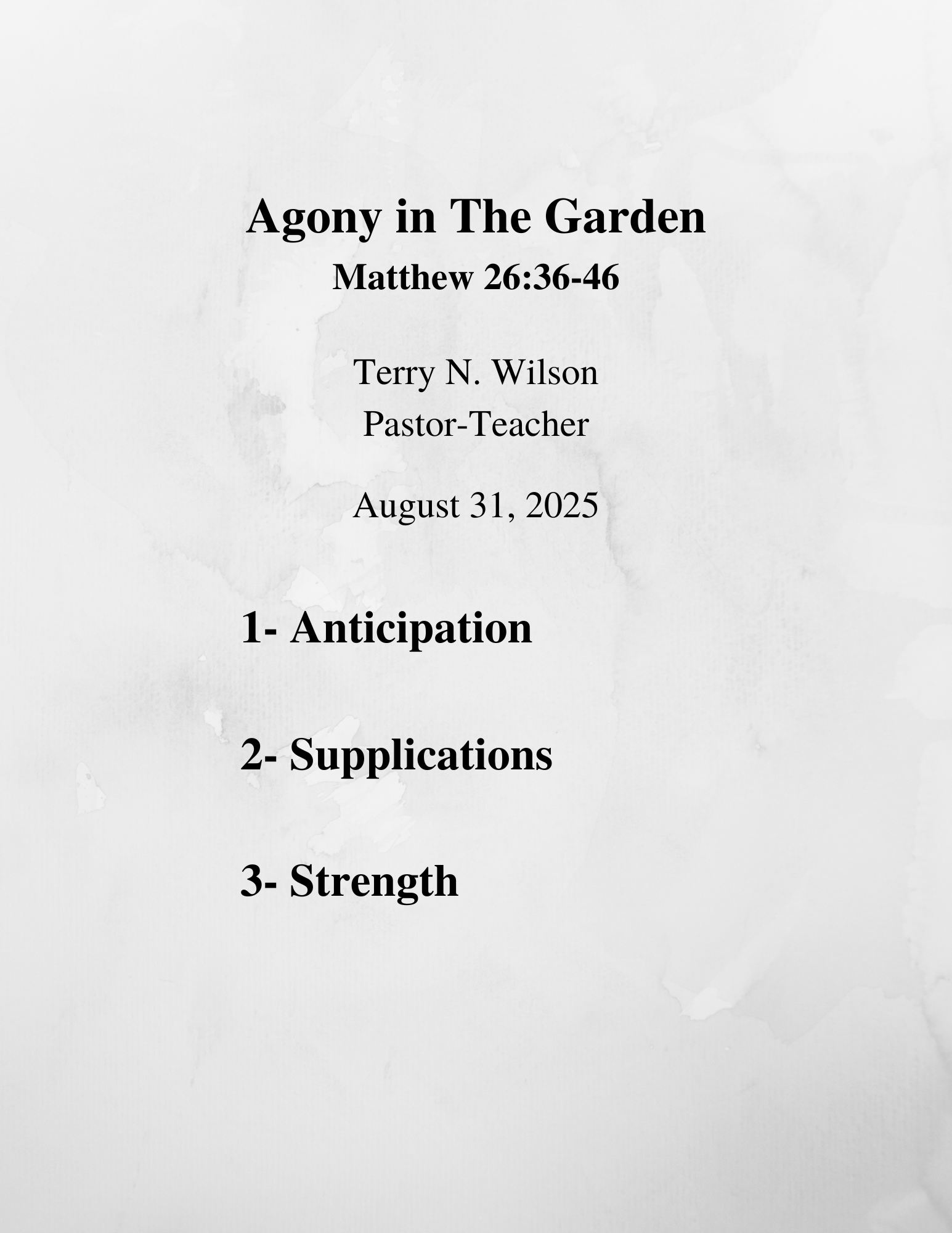 08..31.25 Sermon Notes