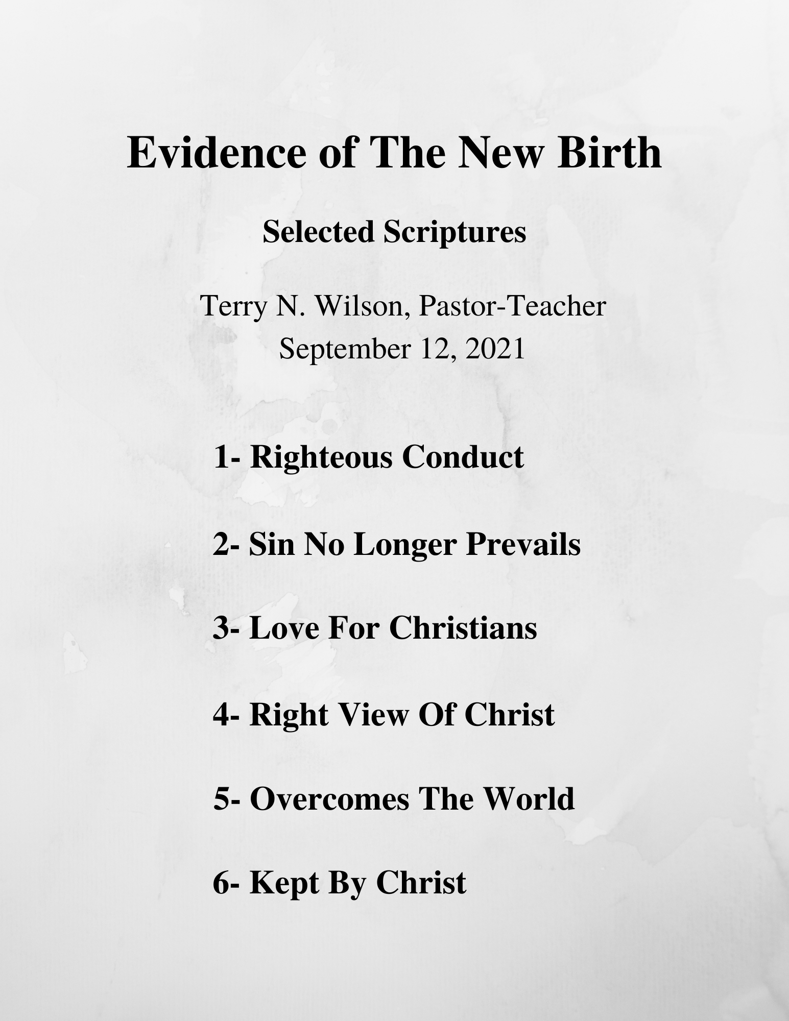 09.12.21 Sermon Notes