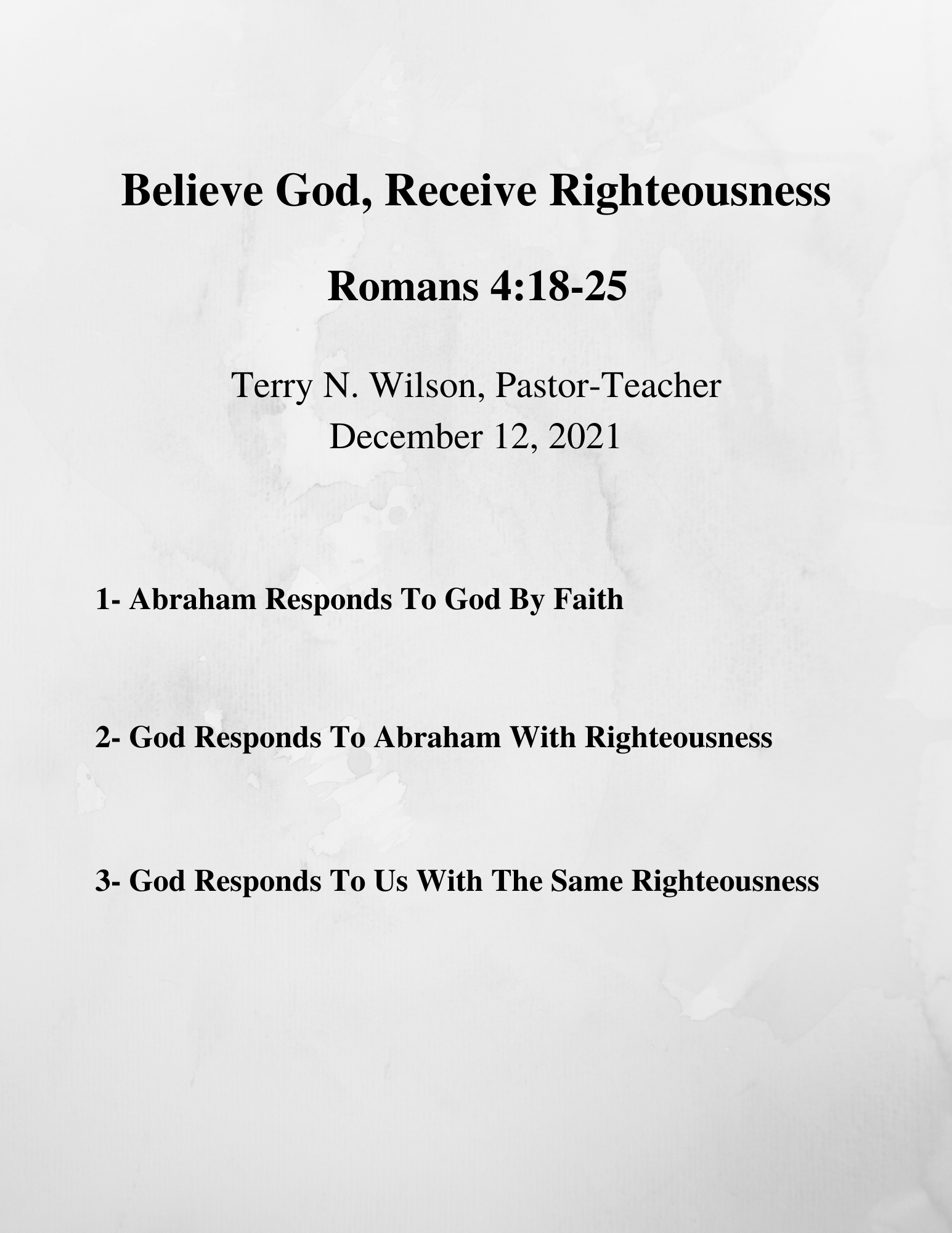 12.12.21 Sermon Notes