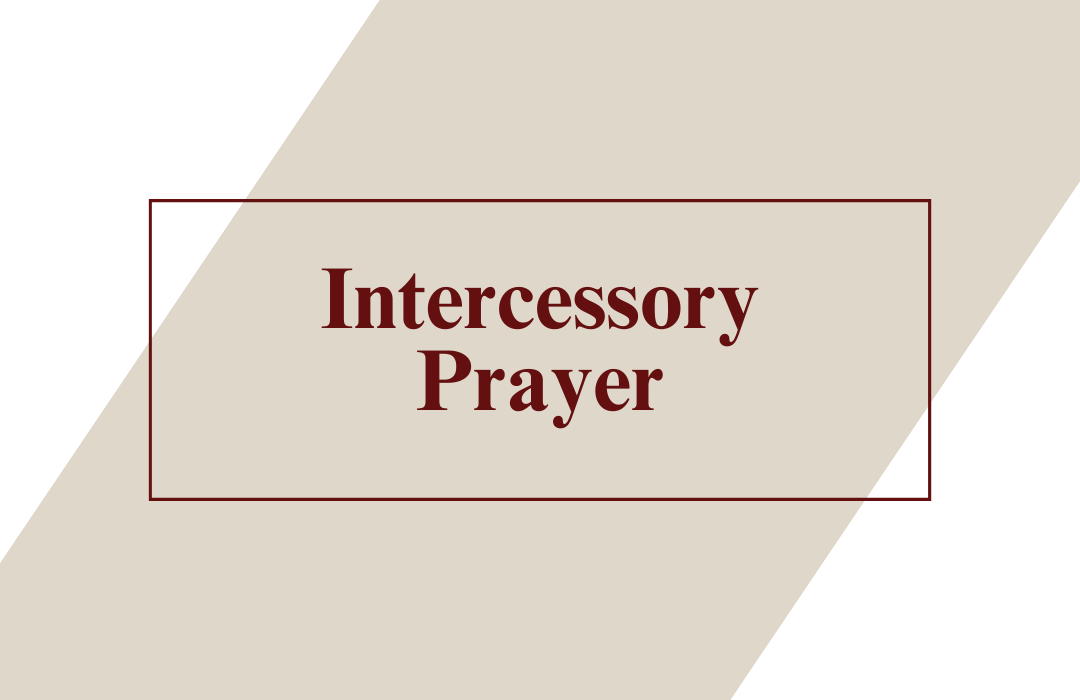 Intercessory Prayer Event Feature Image