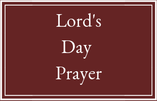 Lord's Day Prayer image