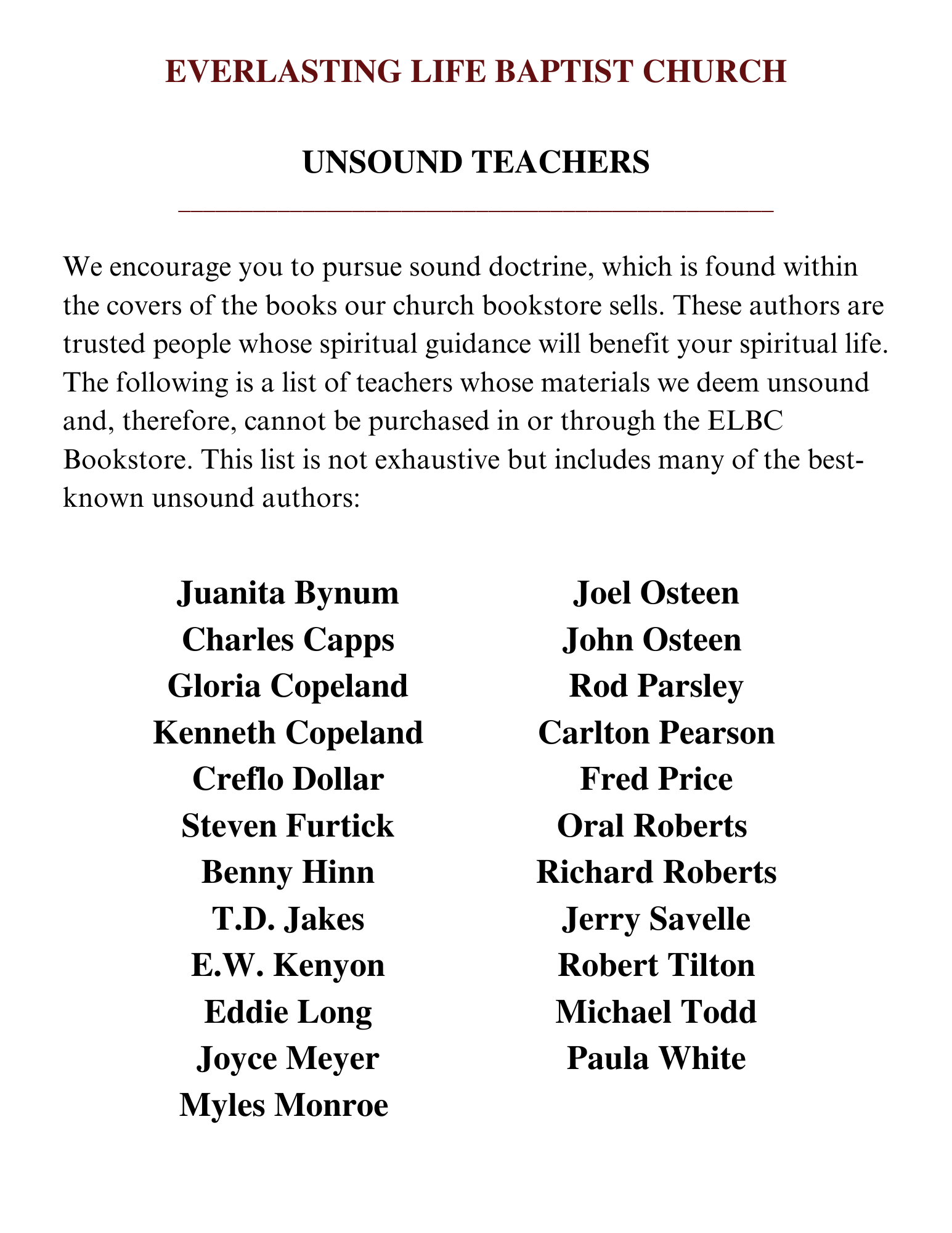 Unsound Teachers