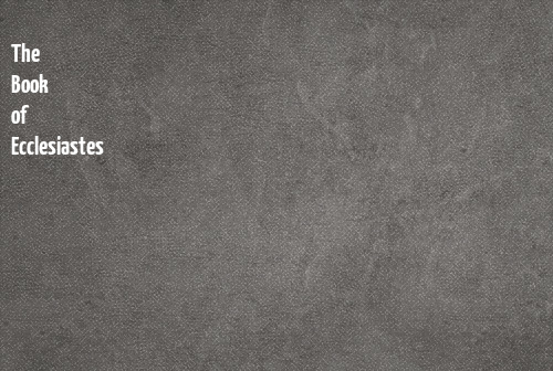 The Book of Ecclesiastes image