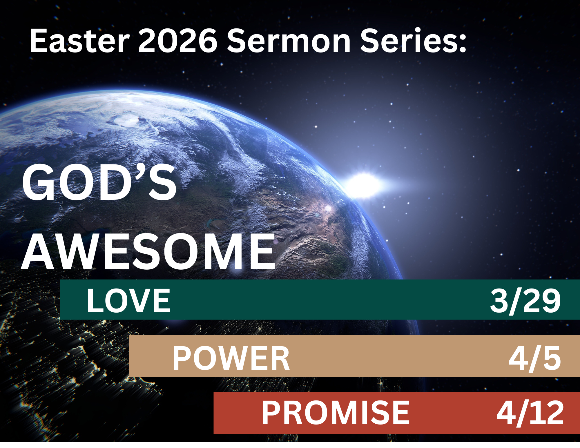 God's Awesome Love, Power, Promise series image