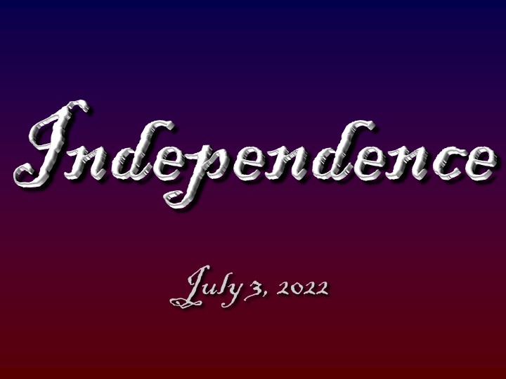 Independence series image